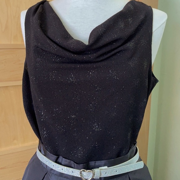 🇨🇦  Black Sparkly Sleeveless Top, Size XL - Picture 1 of 10